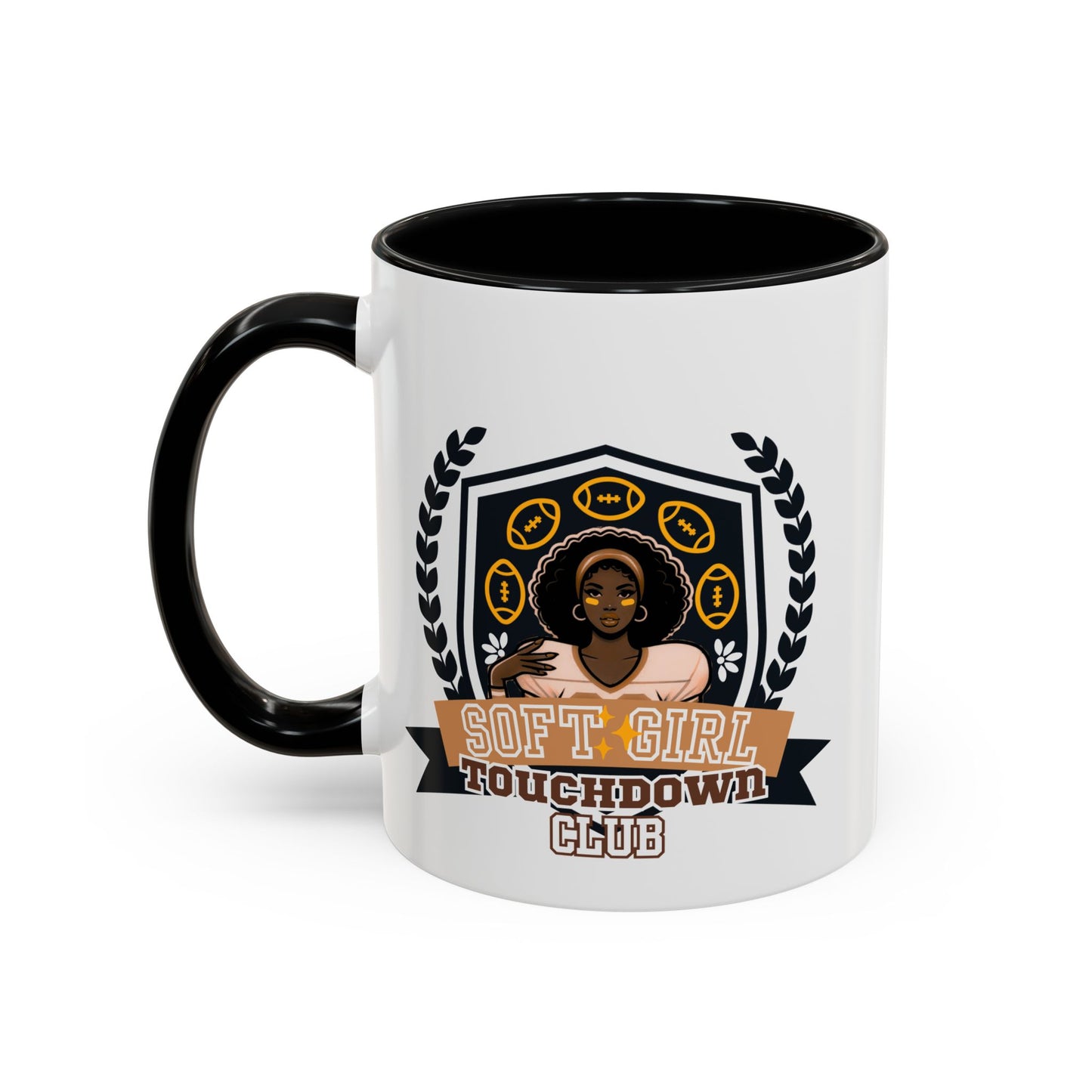 "Soft Girl Touchdown Club-Lady Iron" Mug