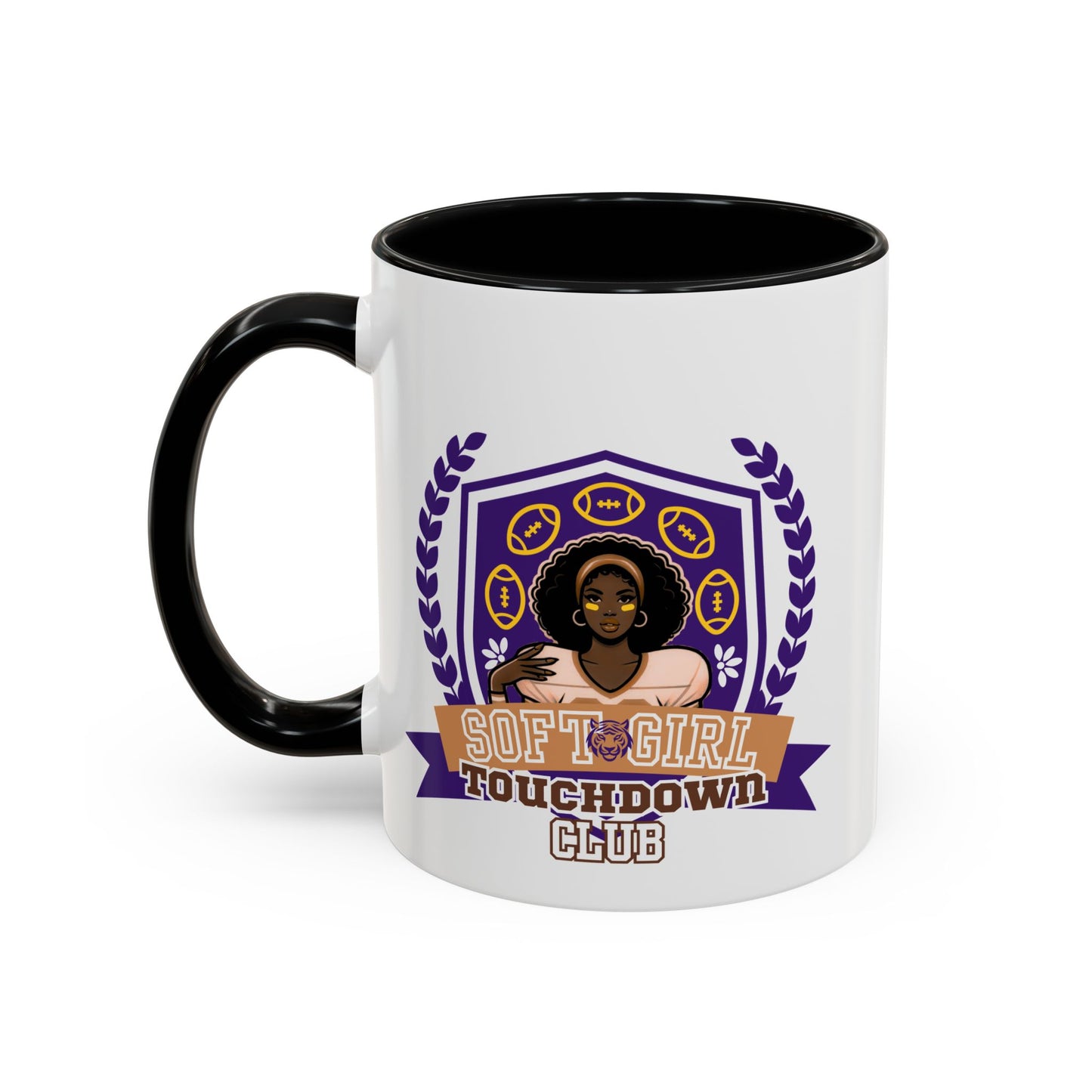 "Soft Girl Touchdown Club-Geaux Girl" Mug