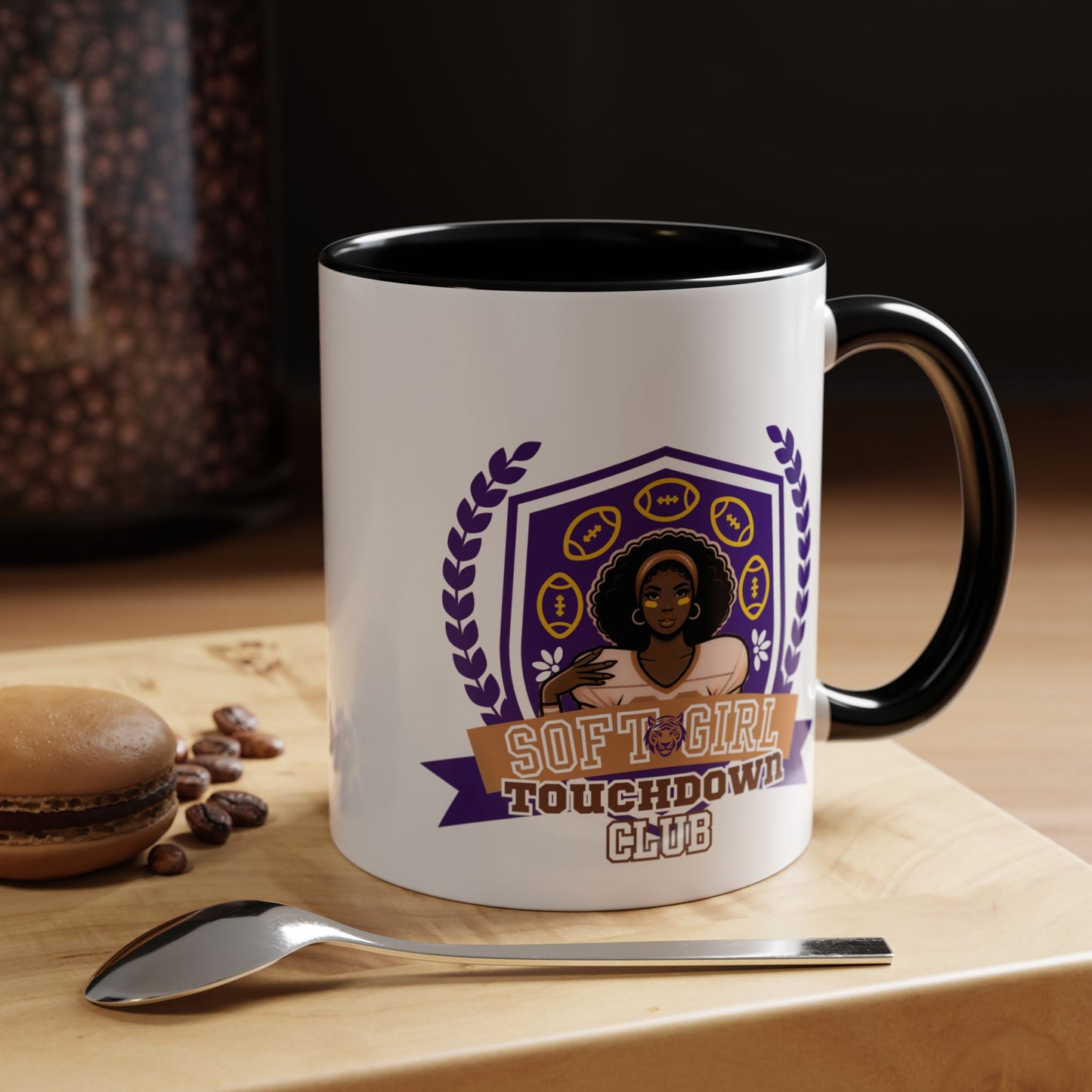 "Soft Girl Touchdown Club-Geaux Girl" Mug
