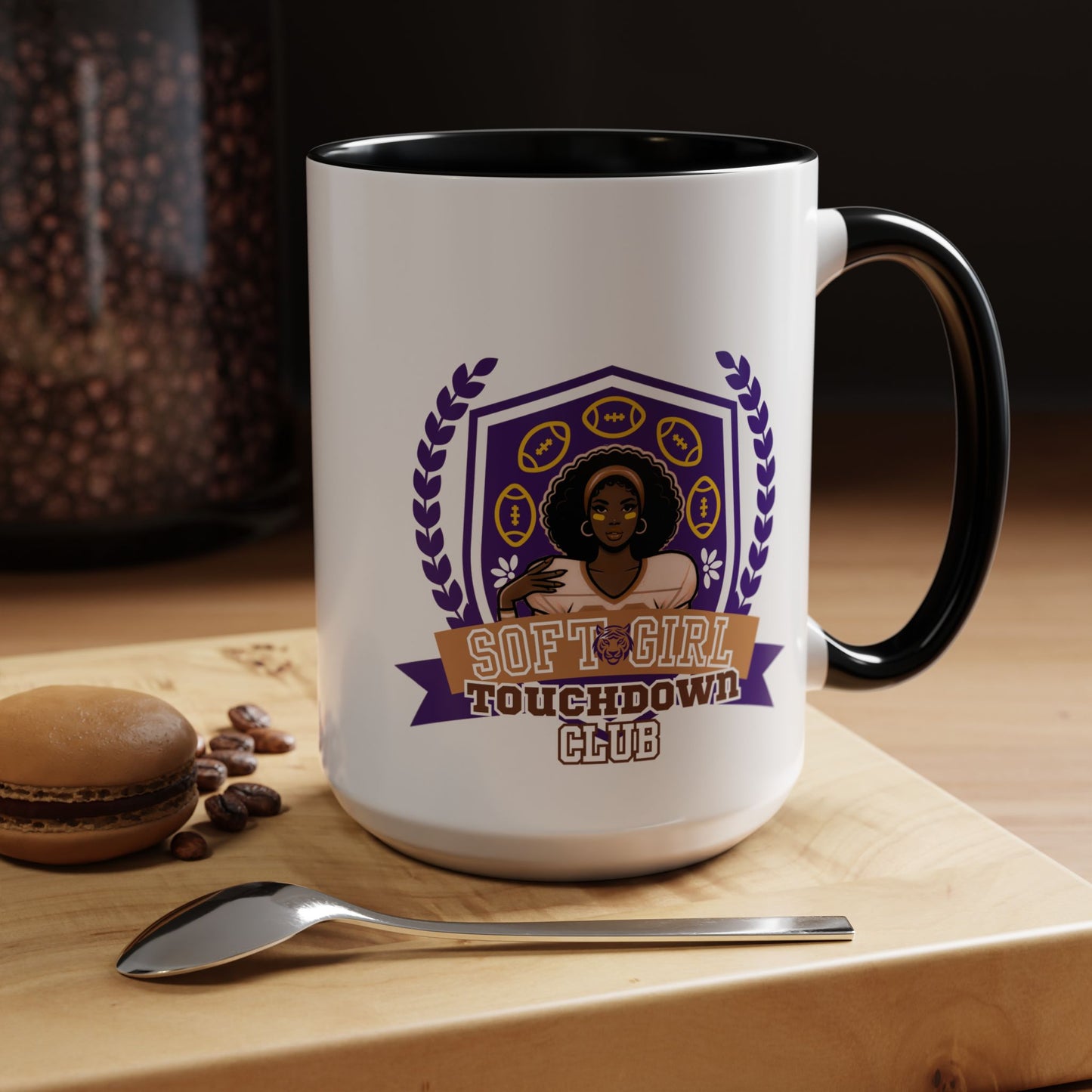 "Soft Girl Touchdown Club-Geaux Girl" Mug