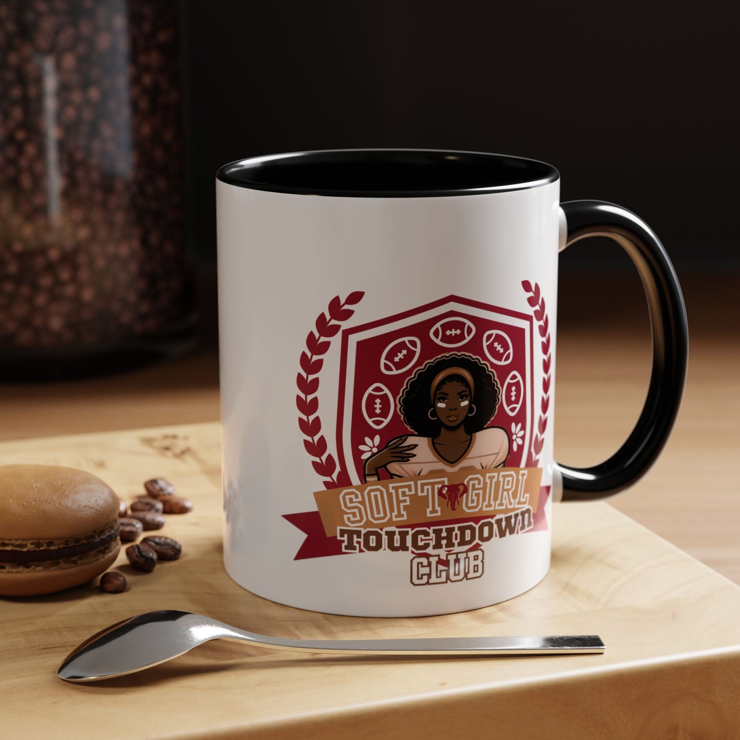 "Soft Girl Touchdown Club-Tide Queen" Mug