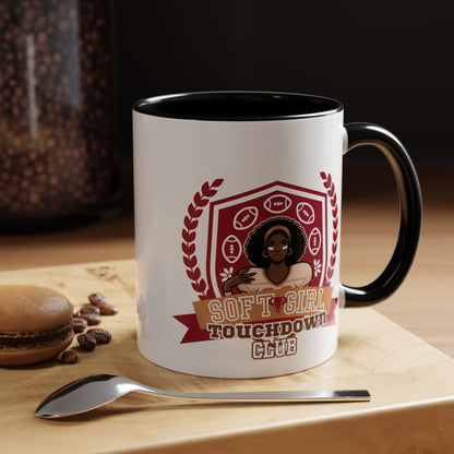"Soft Girl Touchdown Club-Tide Queen" Mug