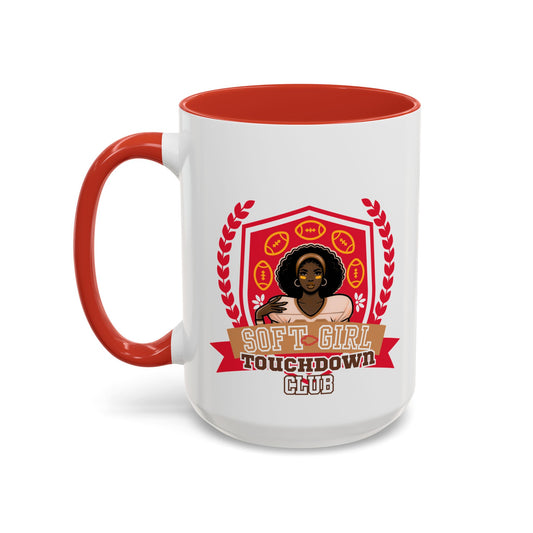 "Soft Girl Touchdown Club-Arrowhead Angel" Mug