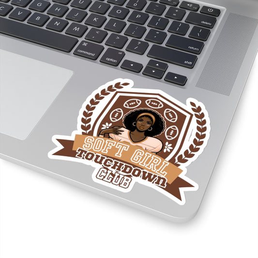 "Soft Girl Touchdown Club" Sticker