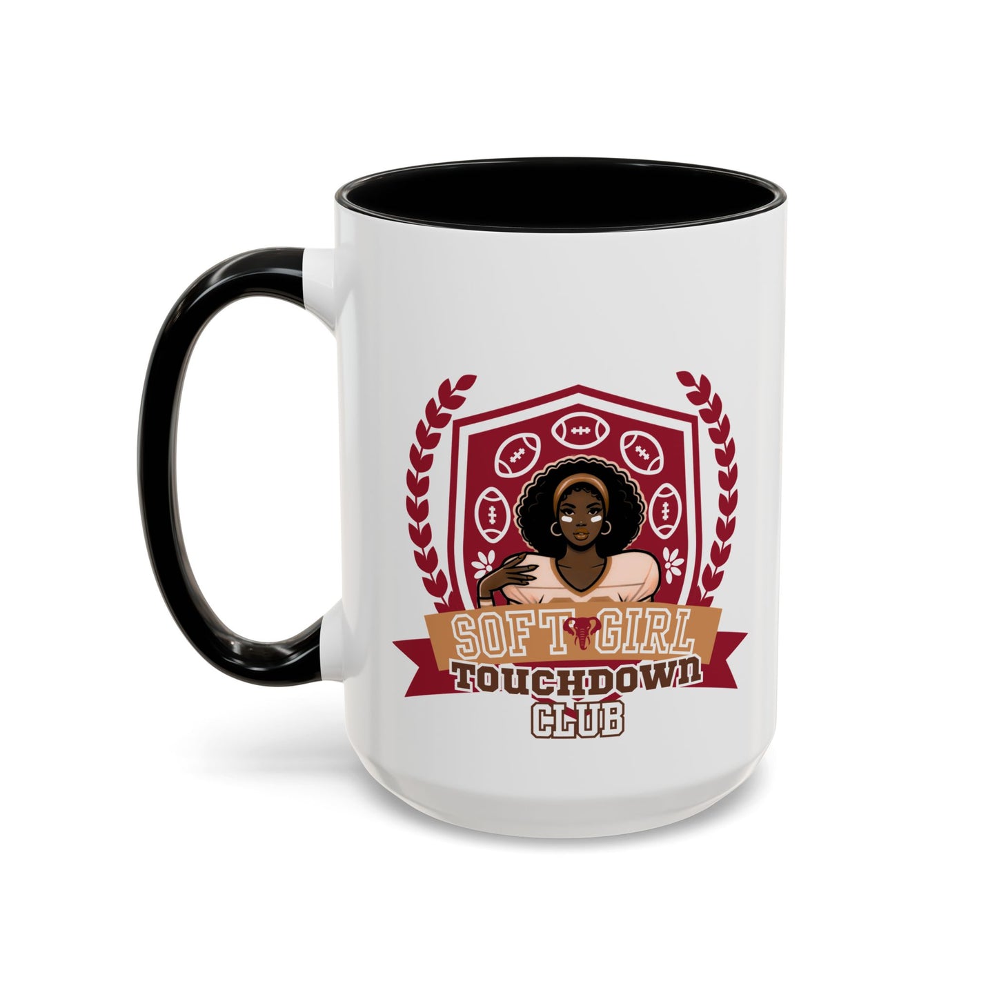 "Soft Girl Touchdown Club-Tide Queen" Mug