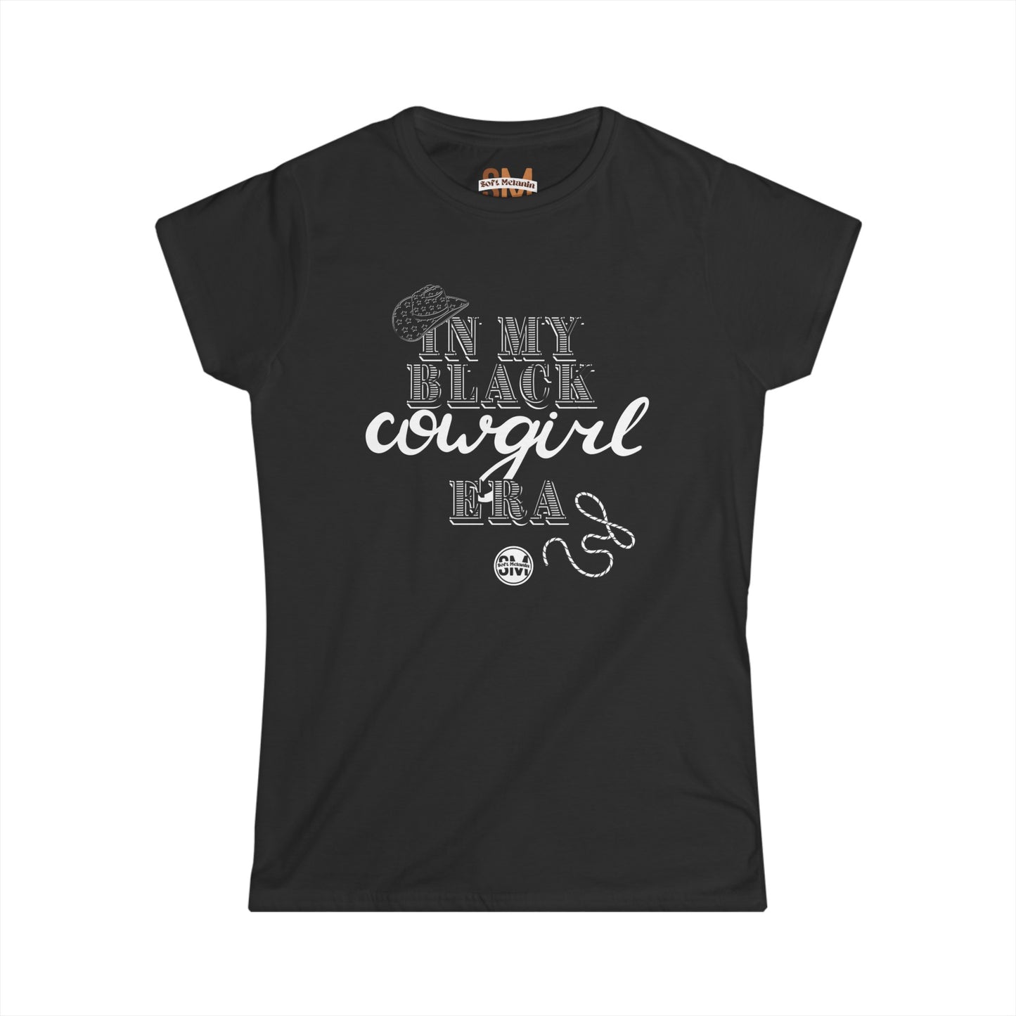 "In My Cowgirl Era" Black Tee