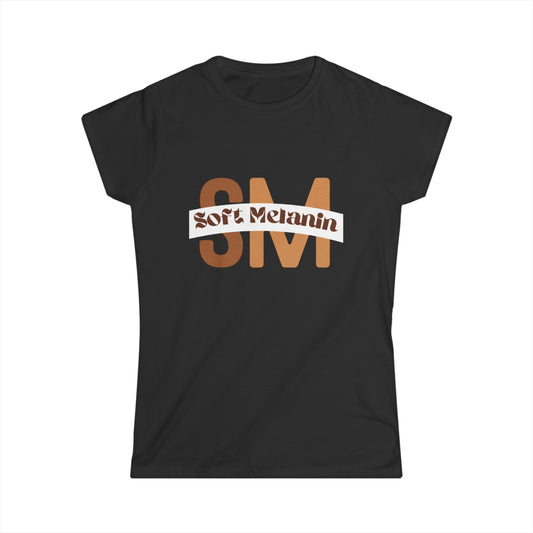 "Soft Melanin Logo" Tee