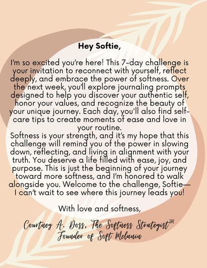 FREE 7-Day Softness Challenge (code: SOFTFREEBIE)
