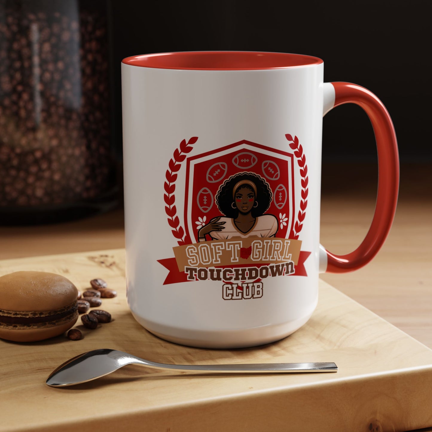 "Soft Girl Touchdown Club-Buckeye Babe" Mug