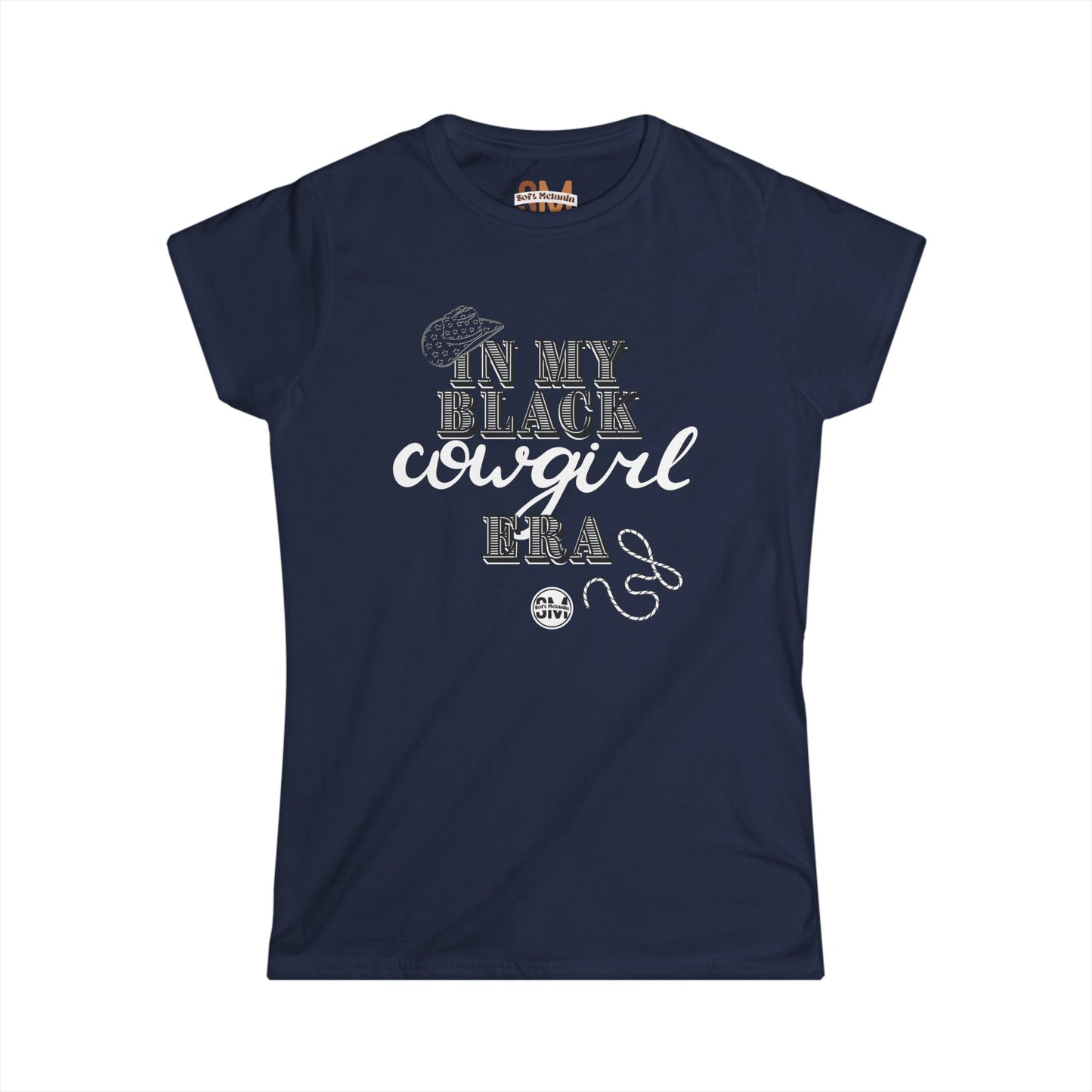 "In My Cowgirl Era" Black Tee