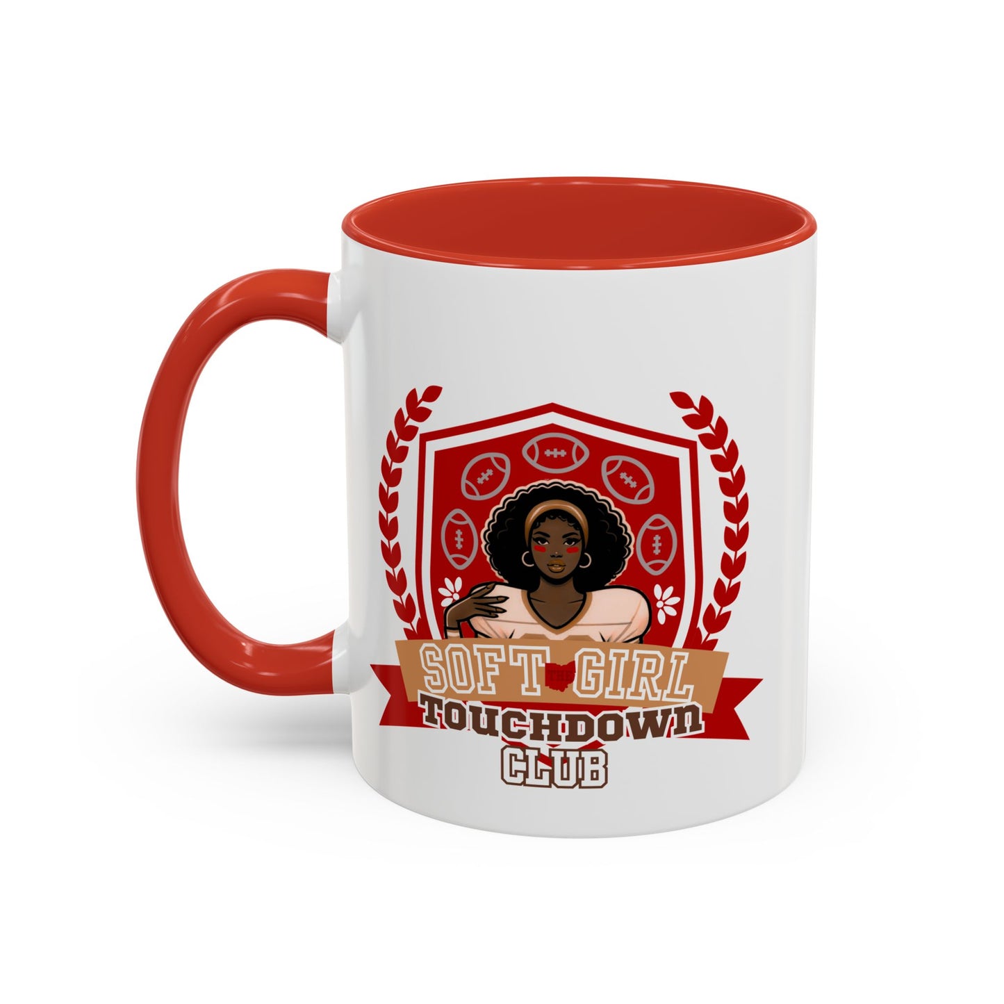 "Soft Girl Touchdown Club-Buckeye Babe" Mug
