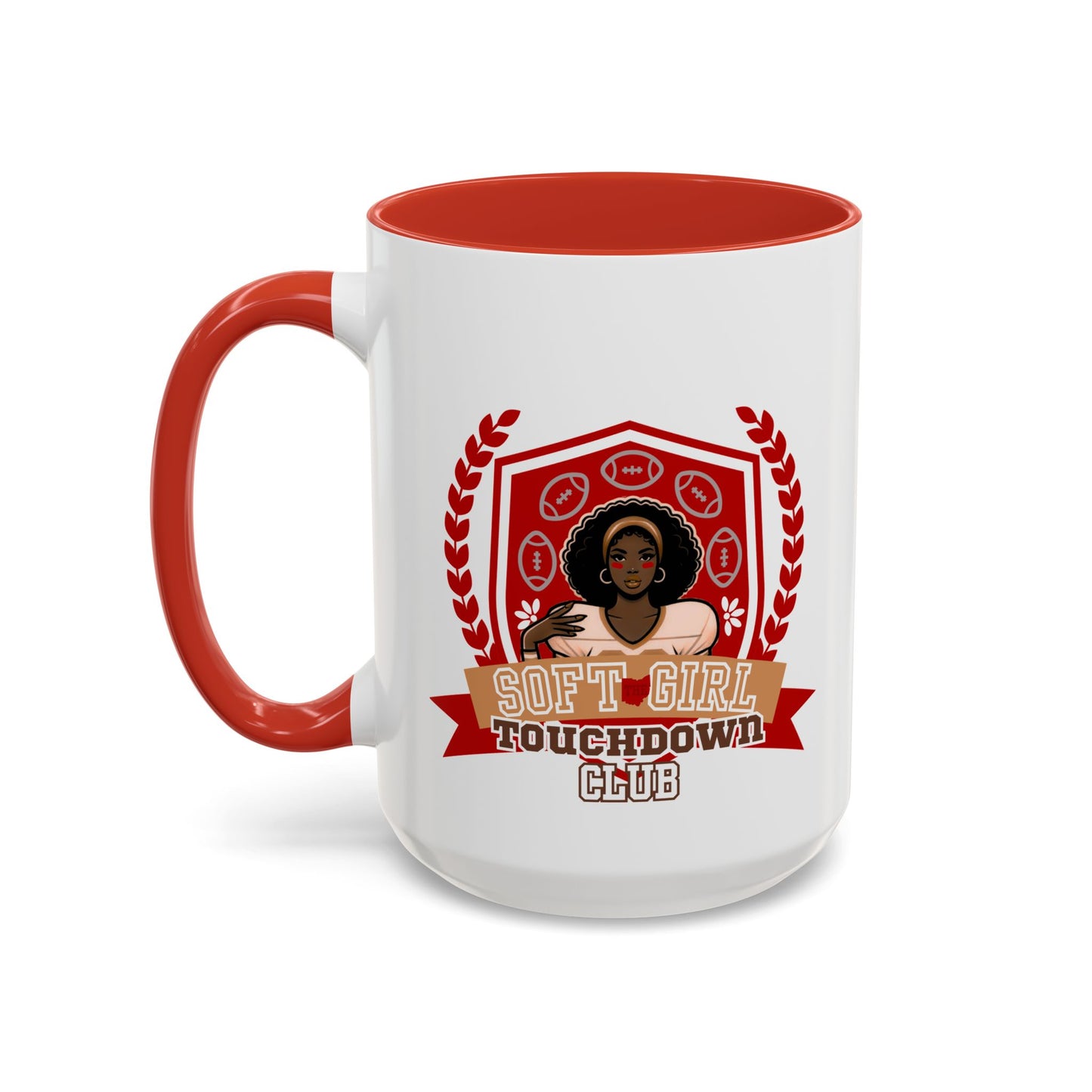 "Soft Girl Touchdown Club-Buckeye Babe" Mug