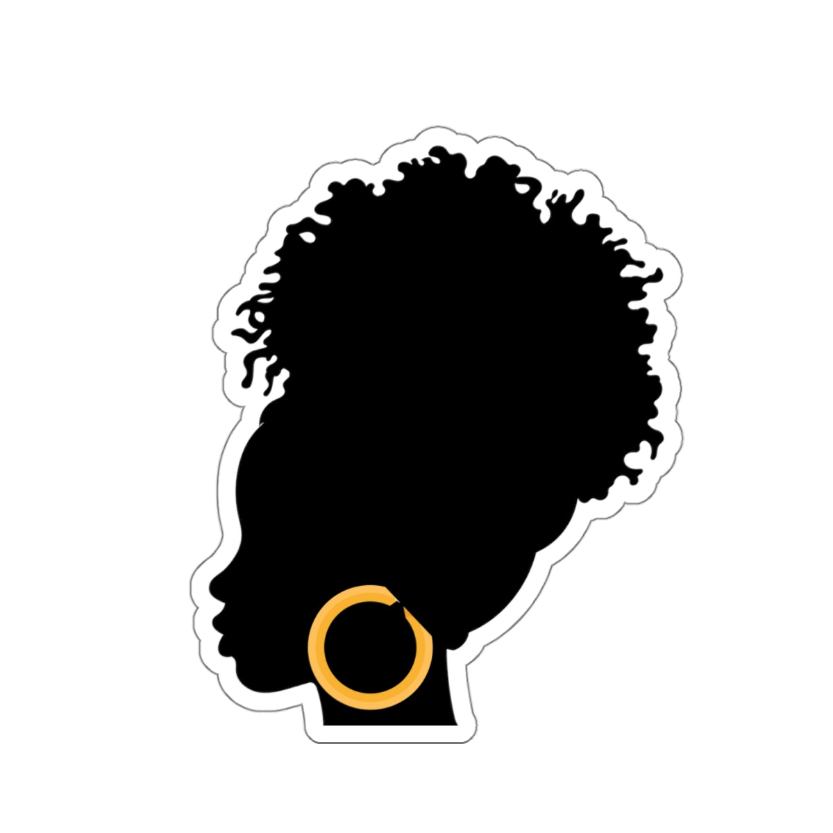 "Hoop Majesty" Sticker